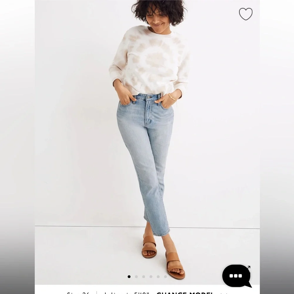 Madewell The Curvy Perfect Vintage Jean in Fitzgerald Wash - Picture 1 of 1